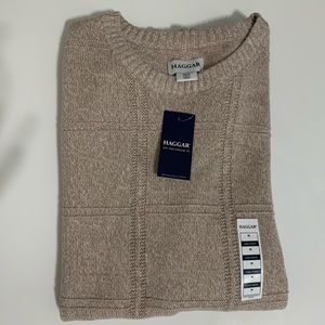 HAGGAR Long Sleeves Mens Sweater